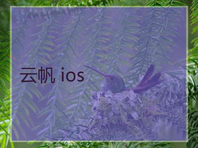 云帆 ios