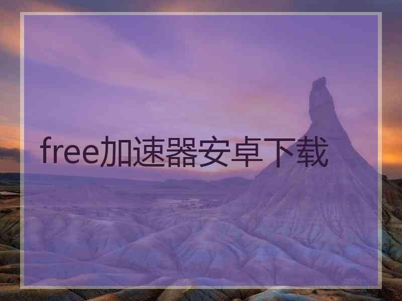 free加速器安卓下载