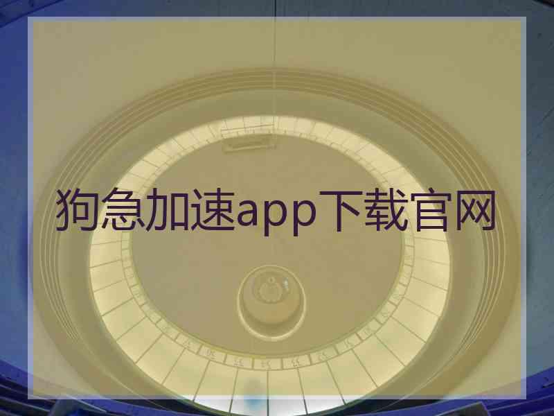 狗急加速app下载官网