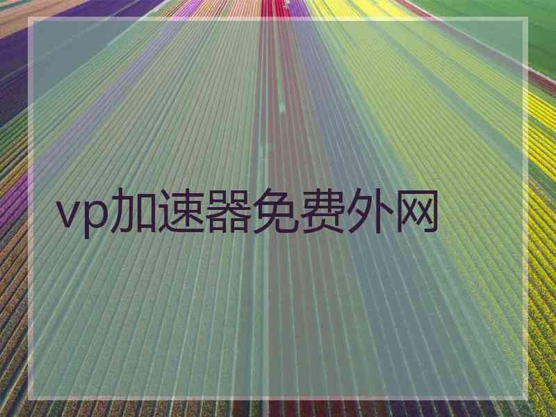 vp加速器免费外网