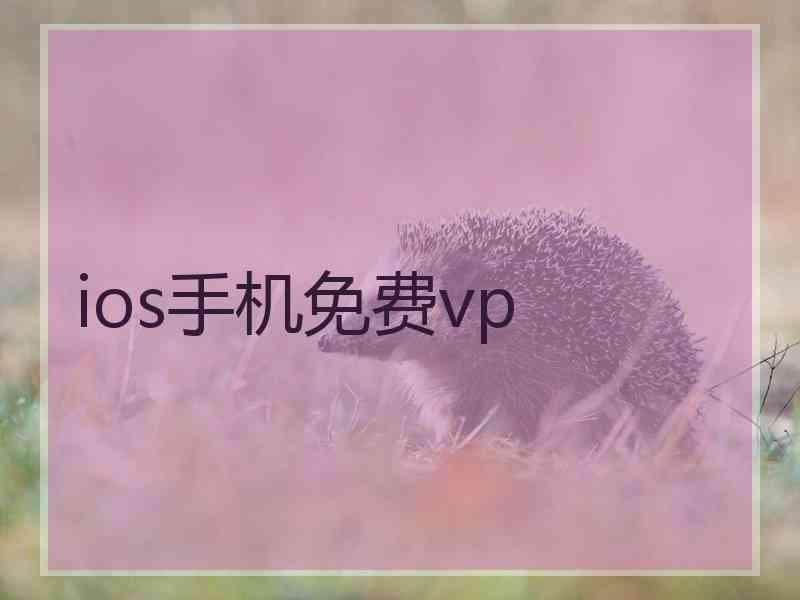 ios手机免费vp