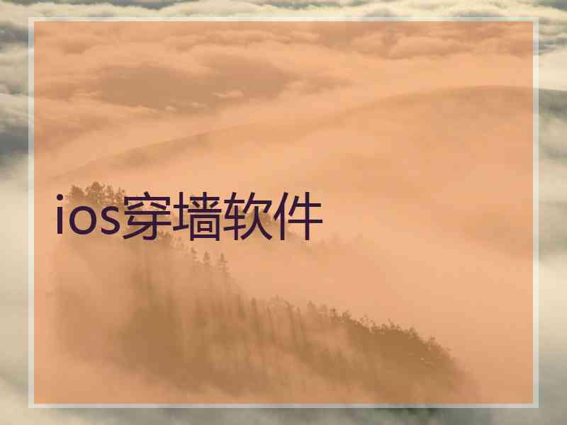 ios穿墙软件