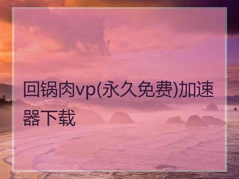 回锅肉vp(永久免费)加速器下载