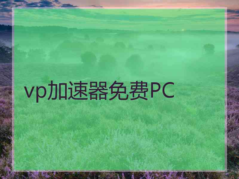 vp加速器免费PC