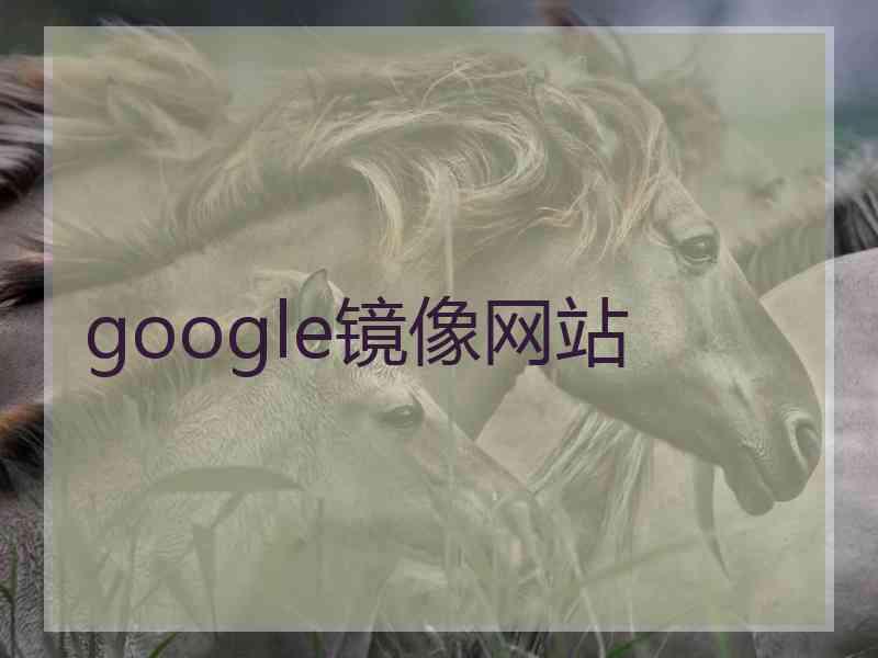 google镜像网站