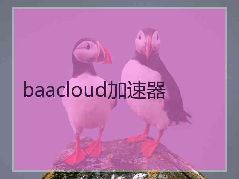 baacloud加速器