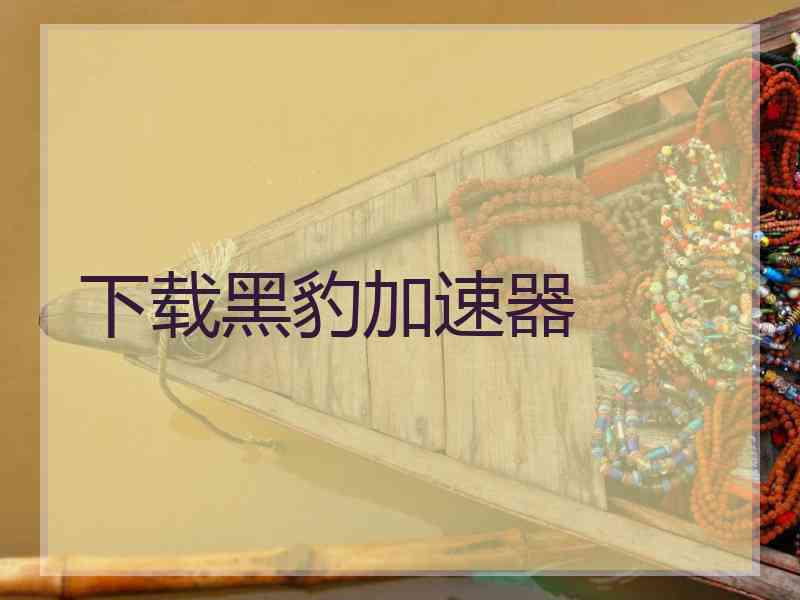 下载黑豹加速器
