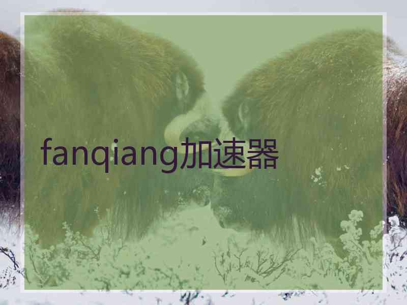 fanqiang加速器