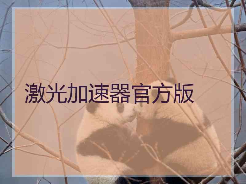 激光加速器官方版