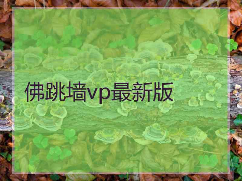 佛跳墙vp最新版