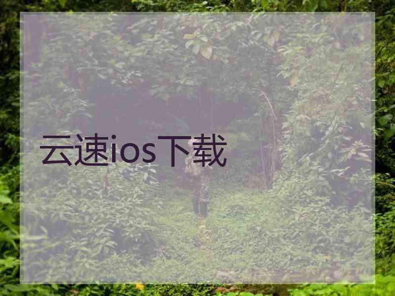 云速ios下载