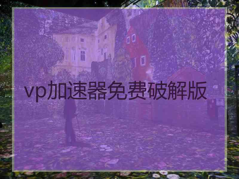 vp加速器免费破解版