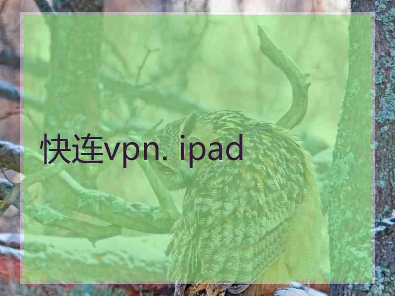 快连vpn. ipad