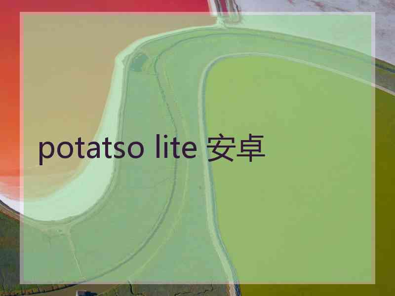 potatso lite 安卓