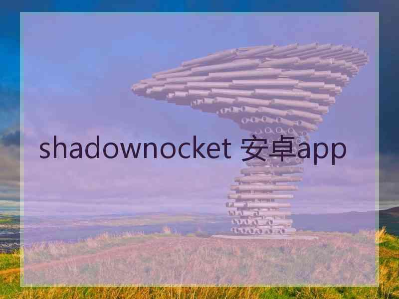 shadownocket 安卓app