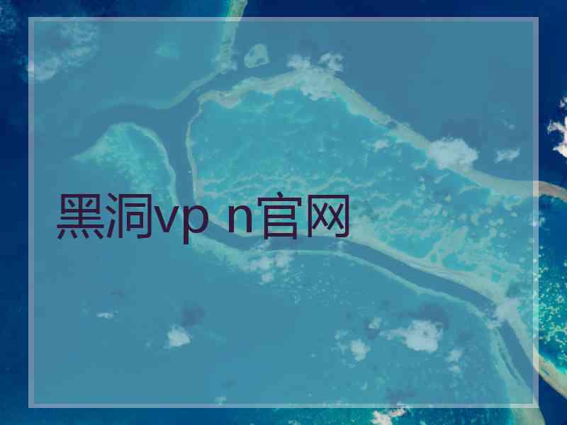 黑洞vp n官网