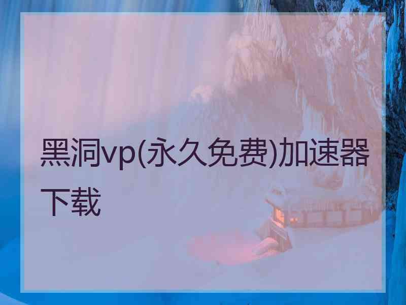 黑洞vp(永久免费)加速器下载