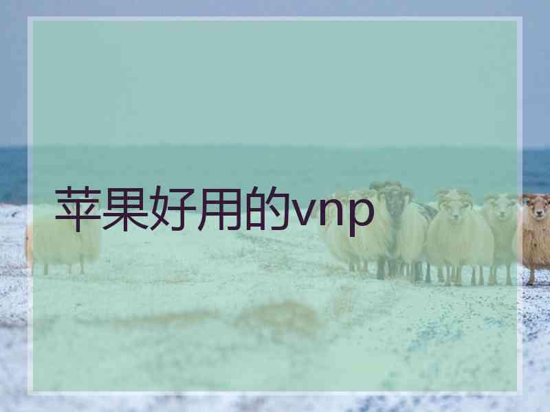 苹果好用的vnp