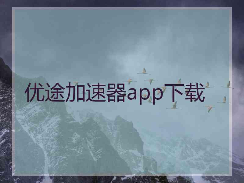 优途加速器app下载