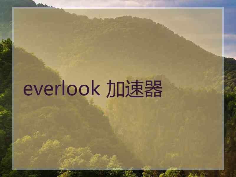 everlook 加速器