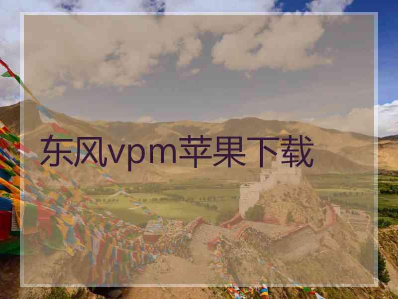 东风vpm苹果下载