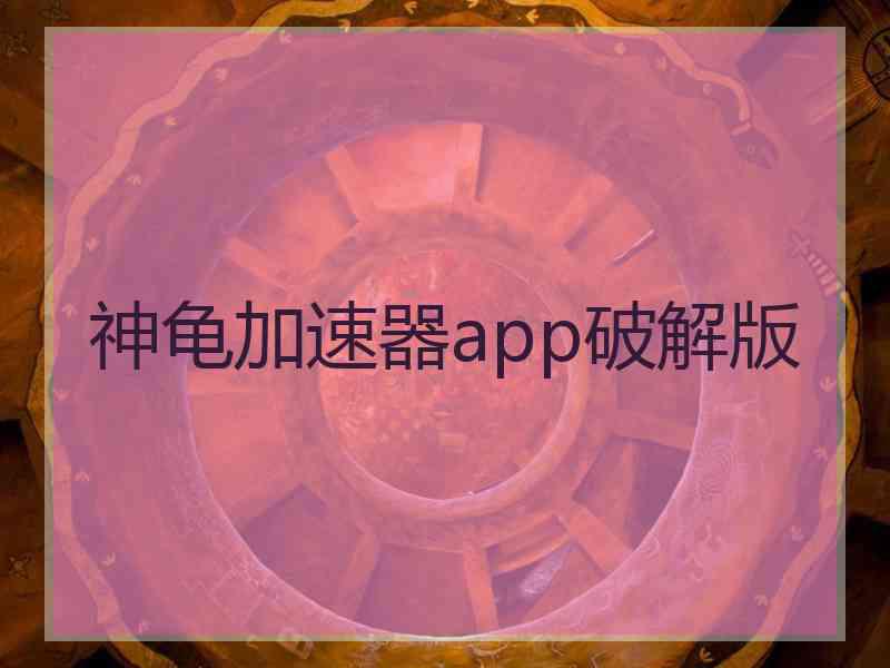 神龟加速器app破解版