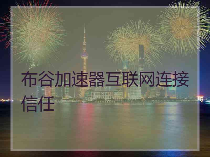 布谷加速器互联网连接信任